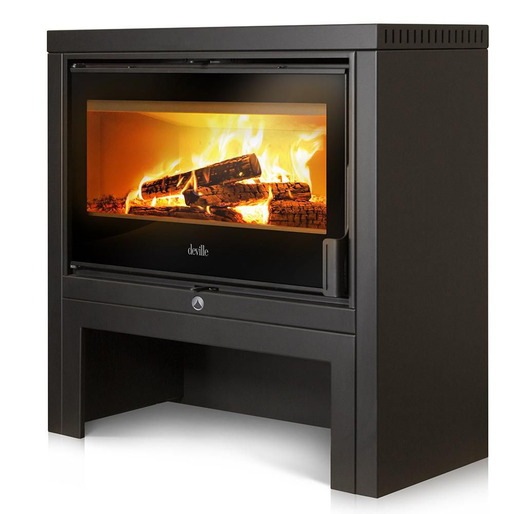 Poêle à bois en acier DEVILLE - CASTILLON 11KW – Image 2