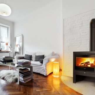 Poêle à bois en acier DEVILLE - CASTILLON 11KW