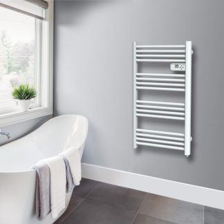Sèche-serviettes électrique programmable Alterna 500W tube rond
