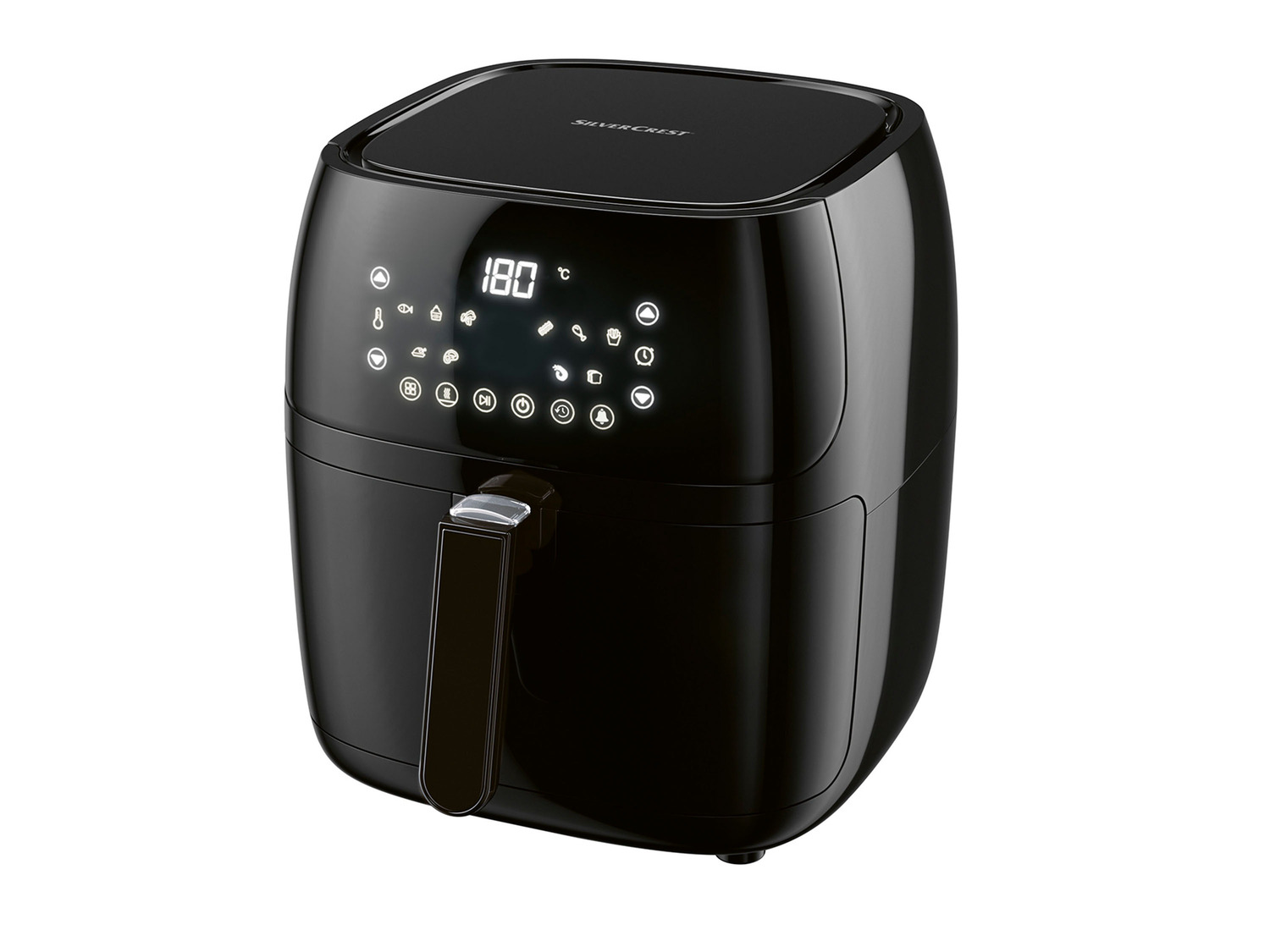SILVERCREST® KITCHEN TOOLS Friteuse à air numérique XL HG09443/-BS, 2150 W, 5,2 L – Image 2