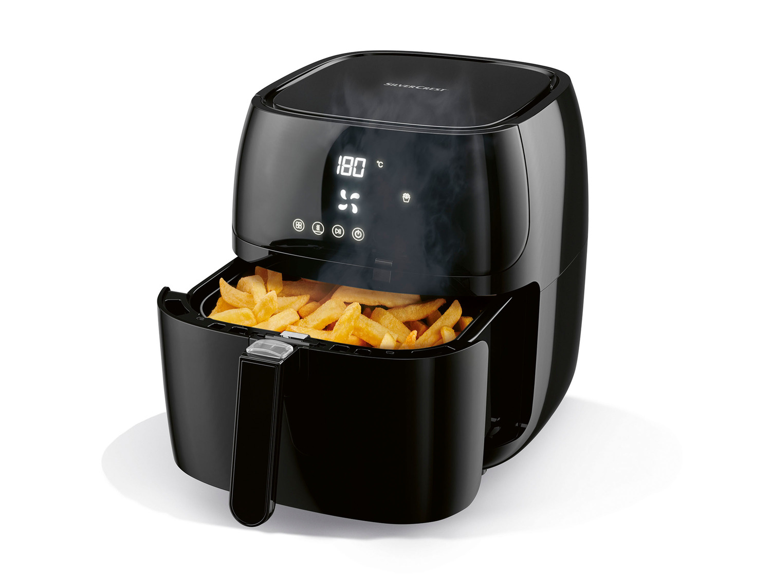 SILVERCREST® KITCHEN TOOLS Friteuse à air numérique XL HG09443/-BS, 2150 W, 5,2 L