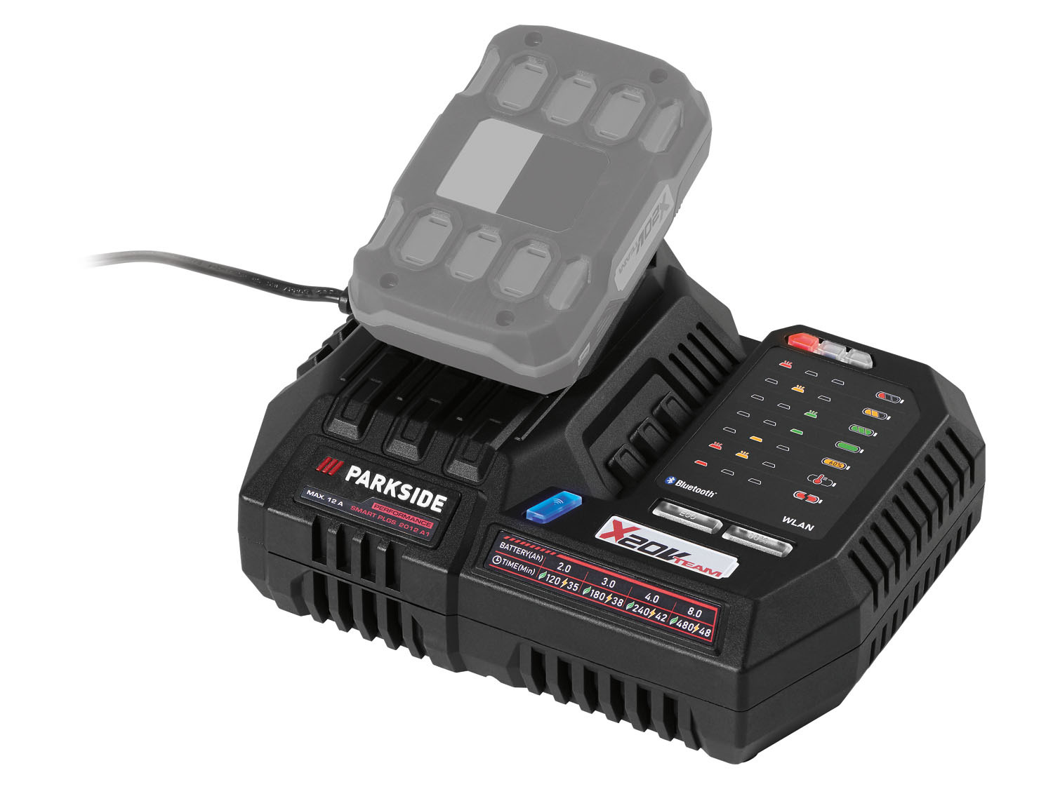 PARKSIDE PERFORMANCE® Chargeur de batterie Smart PLGS 2012 A1, 12 A, 20 V – Image 6