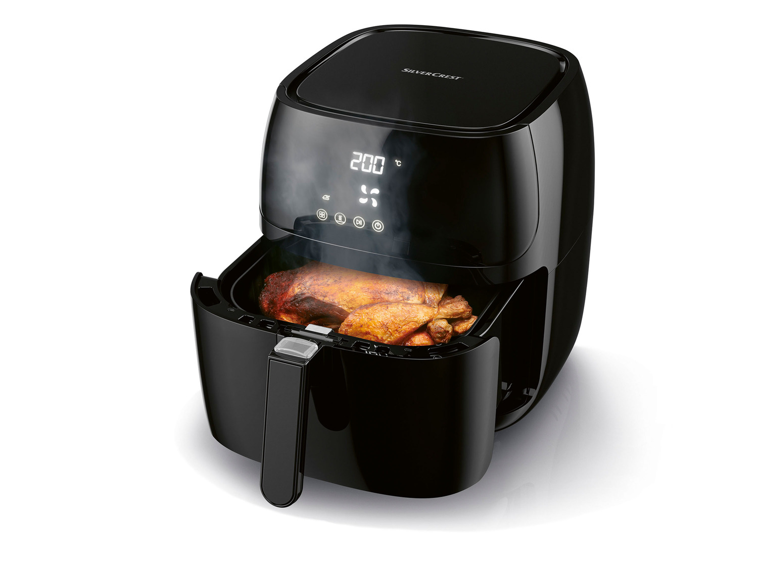SILVERCREST® KITCHEN TOOLS Friteuse à air numérique XL HG09443/-BS, 2150 W, 5,2 L – Image 6