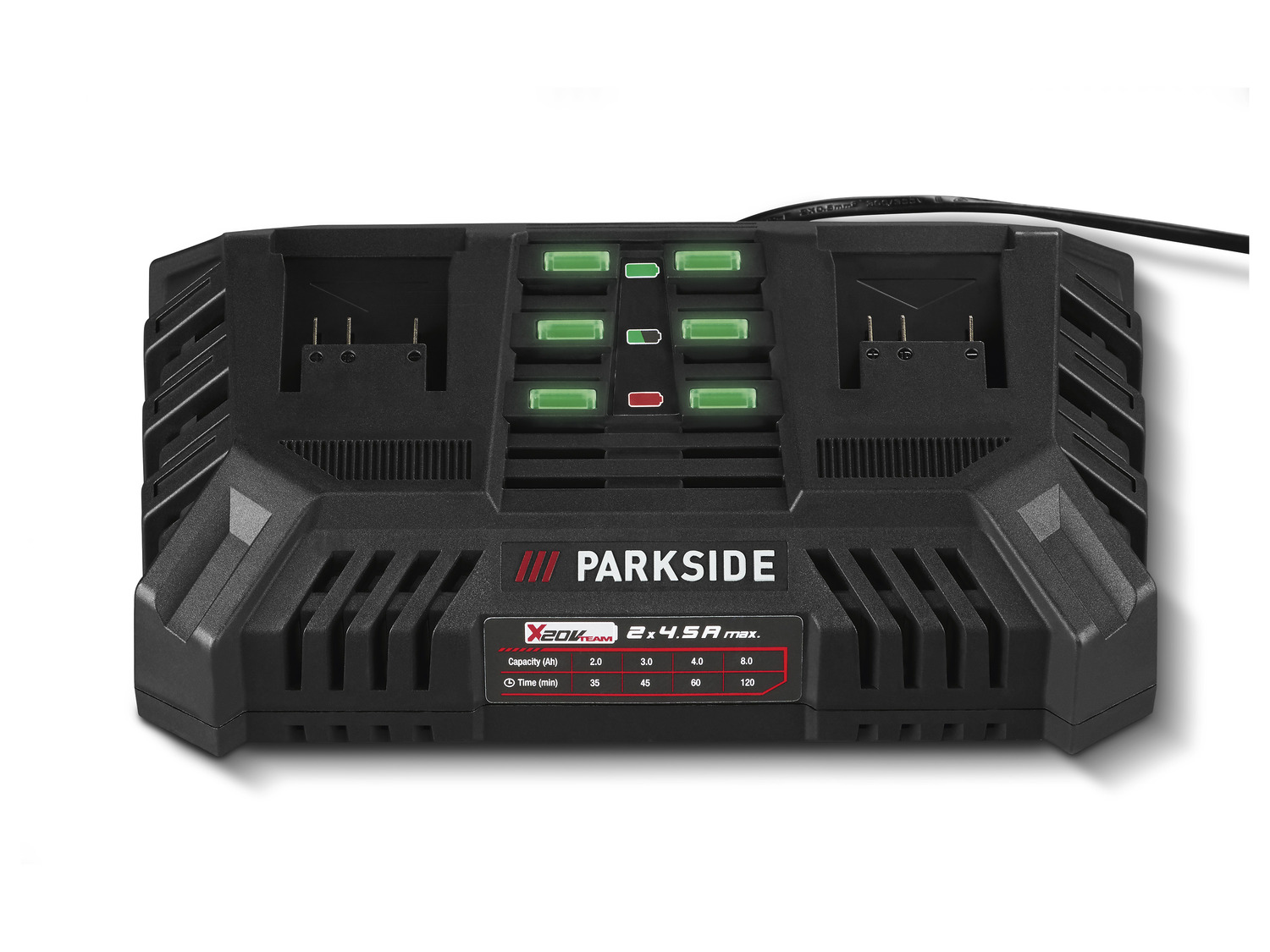 PARKSIDE® Chargeur de batterie double PDSLG 20 B1, 2 x 4,5 A, 20 V – Image 3