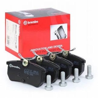 Jeu de plaquettes de frein arrière Brembo Ford Fiesta VI DIESEL:1.4-1.5-1.6TDCI ESSENCE: 1.0-1.2-1.4-1.6-2.0i - GPL1.4i /!\ Date de mise en circulation correspondante, voir tableau ci-dessous