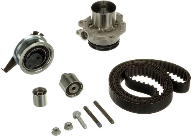 Kit distribution + pompe à eau Sans contact-coupure intégré AUDI A1 phase I / A3 phase III / A4 phase III et IV/ A5 phase I et II / A6 phase IV / Q2 / Q3 phase I et II / Q5 - 2.0 TDI /!\ Date de mise en circulation correspondante, voir tableau ci-dessous – Image 2